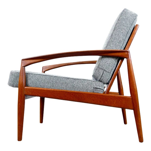 Kai Kristainsen Paper Knife Chair in Teak for Magnus Olesen For Sale