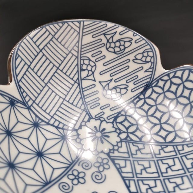 Japanese-Style Ceramic Pedestal Dish - Set of 2 For Sale - Image 9 of 9