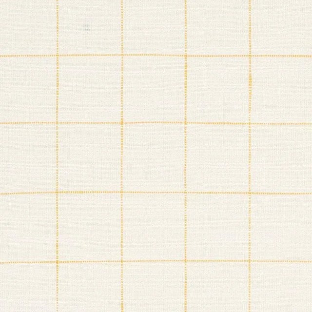 Sample - Schumacher Marietta Fabric in Yellow For Sale