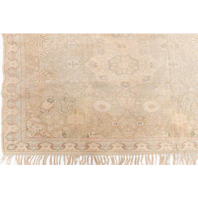 Late 19th Century Doris Leslie Blau Antique Turkish Hereke Rug For Sale - Image 5 of 8