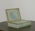 Hand Painted Morning Glory Flower Italian Carved Alabaster Box With Brass Trim, Mid Century For Sale - Image 4 of 7