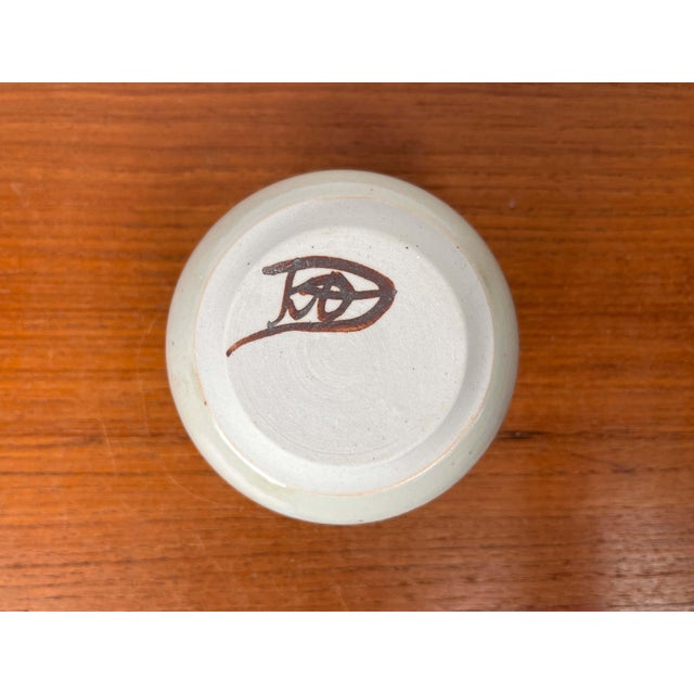 Danish Studio Pottery Vase from Lisbeth Voigt Durand For Sale - Image 9 of 10