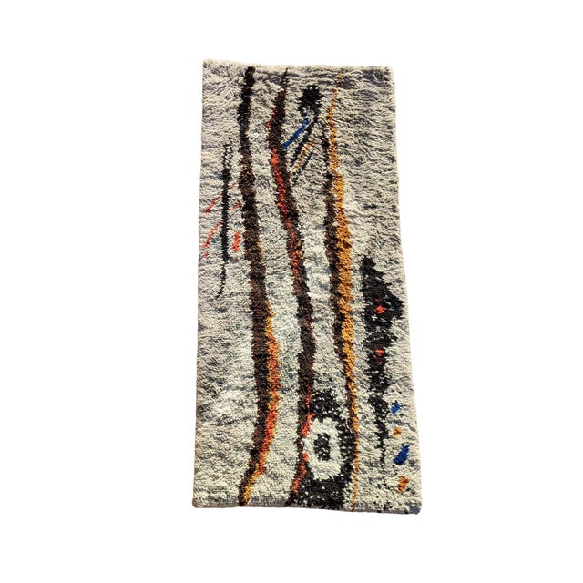 Scandinavian Modern Hand-Knotted Rug, 1970s For Sale - Image 9 of 16