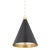 Hudson Valley Lighting Mark D. Sikes Osterley 1-Light Pendant, 15" - Distressed Bronze For Sale
