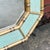 Billy Baldwin Vintage Parcel Gilt Faux Bamboo Pistachio Octagonal Wall Mirror - Newly Painted For Sale - Image 4 of 12