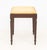 John Widdicomb Silk Upholstered Mahogany Bench For Sale In New York - Image 6 of 8
