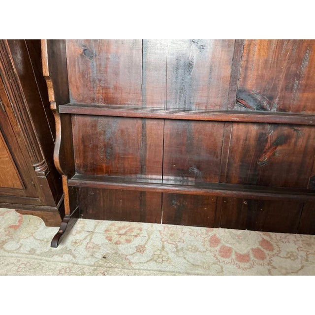 Antique English Oak Welsh Dresser Cupboard Storage Cabinet For Sale In New York - Image 6 of 18