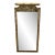 Vintage Palm Beach Regency Faux Bamboo Parcel Gilt Faux Tortoiseshell Wall Mirror - Newly Painted For Sale