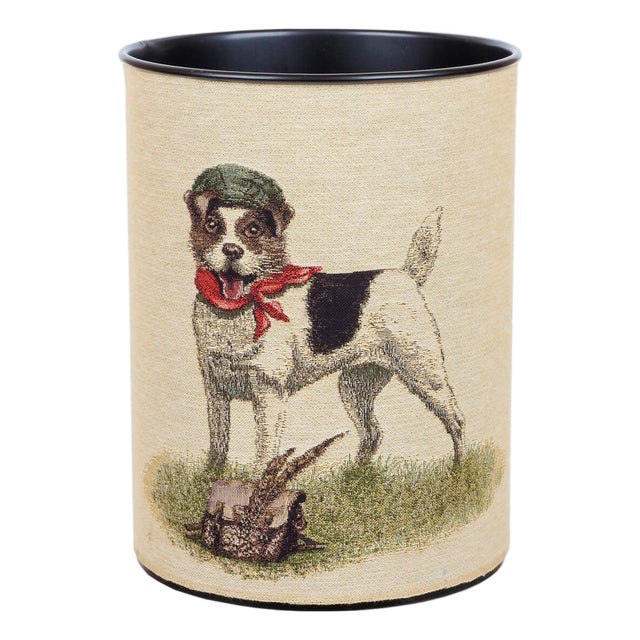 Master Jack Russell Tapestry Waste Bin For Sale