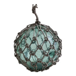 Antique Japanese Hand Blown Fishing Float For Sale