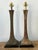 Mid-Century Modern Vintage Boho Stewart Ross James Verdigris Bronze Lamps - A Pair For Sale - Image 3 of 12
