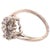 14 Karat White Gold Contemporary Ring Diamond Floral Design 0.33 TDW, Size 5.75 For Sale In New York - Image 6 of 8