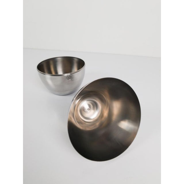 Pop Stainless Steel Pear Ice Bucket in the style of Sottsass, Italy, 1970s For Sale - Image 6 of 13