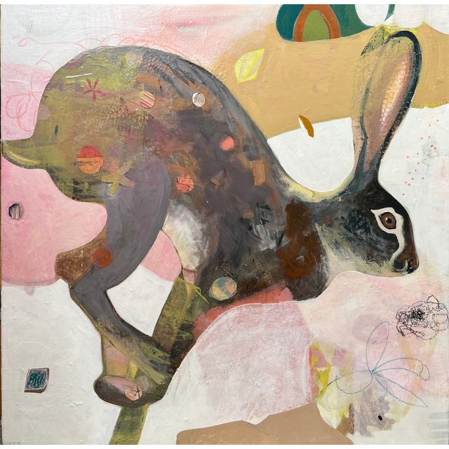 "Run Rabbit Run" a Jackrabbit by LWren Walraven For Sale