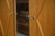 Saint-Gobain Glazed Oak Wardrobe, 1960s, in Very Good conditions. Designed 1960 to 1969