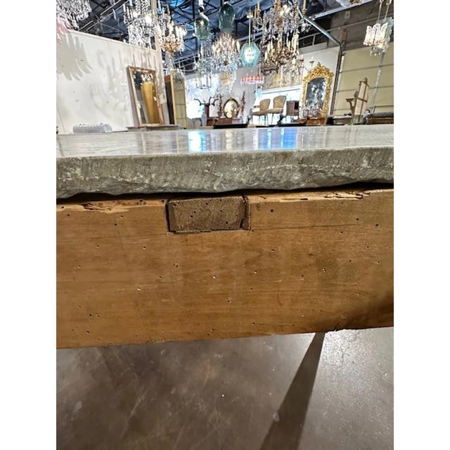 Italian Neo-Classical Marble Top Console For Sale - Image 9 of 10