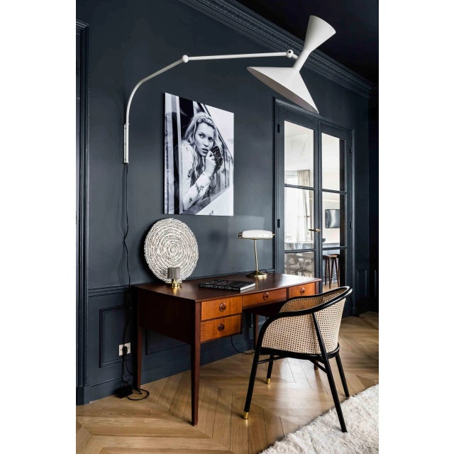 Le Corbusier 'Lampe De Marseille' Wall Lamp for Nemo in Gray For Sale - Image 11 of 13