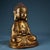 Chinese Antique Chinese Gilt Bronze Seated Buddha in Meditation Dhyana Mudra For Sale - Image 3 of 9