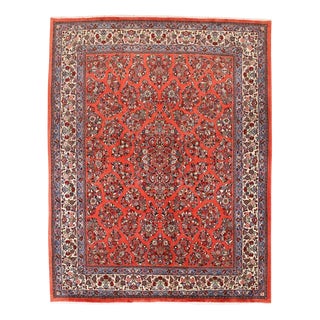 Middle Eastern Hand-Knotted Sarough Rug For Sale