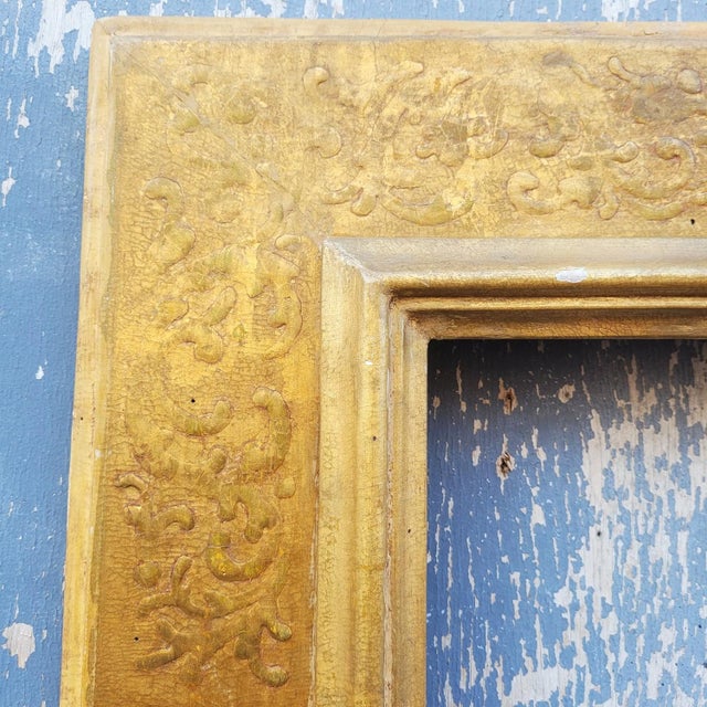 Antique Lacquered Wooden Frame, 1800s For Sale - Image 4 of 18