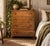 Wood Pending Sale — No Buy / Antique 19th C. Tiger Maple Chest | Hand-Cut Dovetails For Sale - Image 7 of 7
