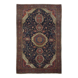 Late 18th Century Antique Farahan Sarouk Rug 4'0'' x 6'4'' For Sale
