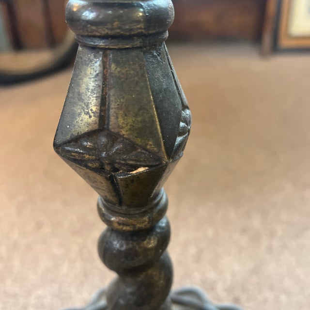 1900’s Rembrandt Smoking Marble Stand Side Table For Sale - Image 6 of 10