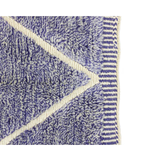 Hand-Knotted Wool Rug by Azele Studio For Sale - Image 9 of 10