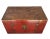 Wood Early 19th Century Red Stacked Antique Trunks For Sale - Image 7 of 10