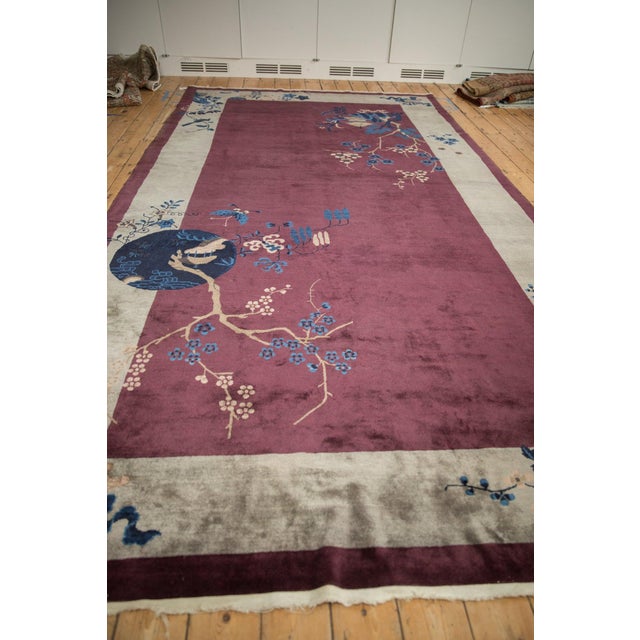 1920s Antique Art Deco Carpet - 7'1" x 13'6" For Sale - Image 5 of 16