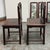 Antique Rosewood Chairs + Round Stone Inserts Side Chairs, Pair. For Sale - Image 4 of 12