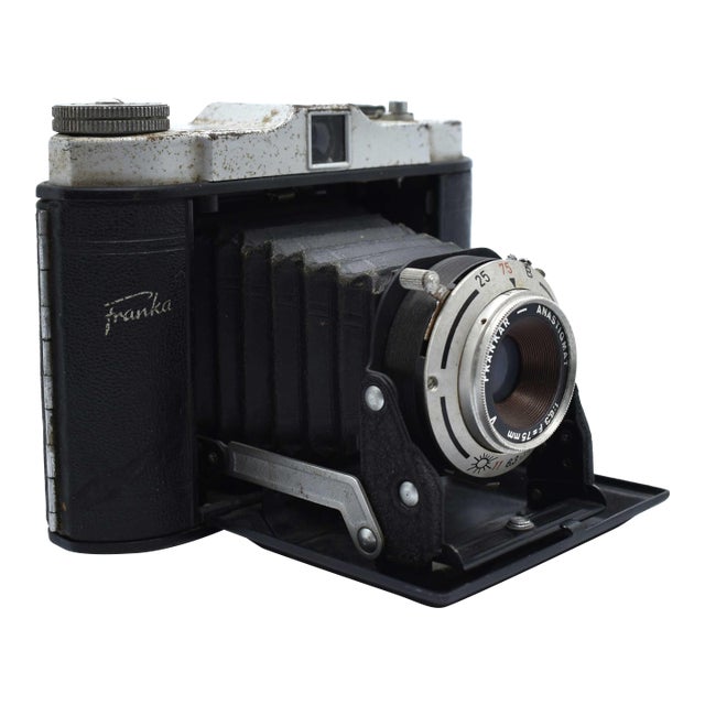 Mid 20th Century Franka Solida Jr. 120mm Folding Medium Format Camera - Germany For Sale