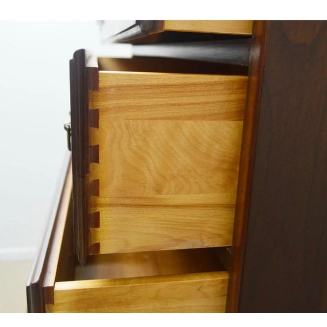 Ethan Allen Ethan Allen Georgian Court Cherry Highboy For Sale - Image 4 of 10