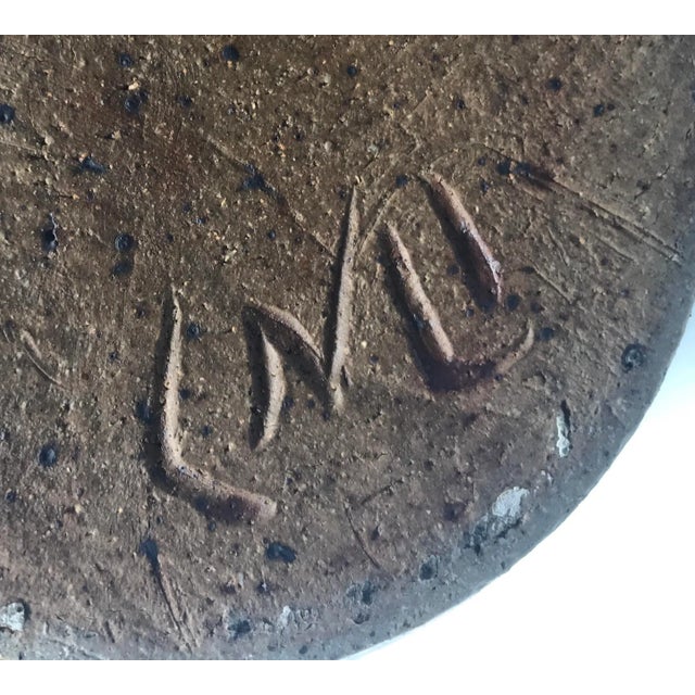Mid 20th Century Mid 20th Century Abstract Faces Art Studio Pottery Pitcher For Sale - Image 5 of 8