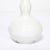 1960s Mid-Century Stylized White Lotus Form Flower Porcelain Vase by Meissen For Sale - Image 5 of 13