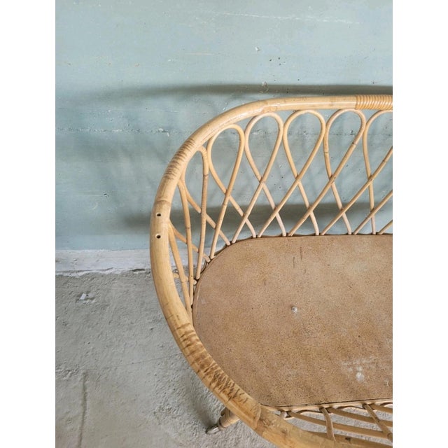 Bamboo Cradle with Wheels For Sale - Image 5 of 11