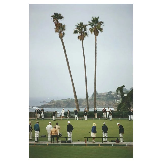 Slim Aarons, Laguna Bowls, Estate Stamped Photographic Print, 1970 / 2020s For Sale