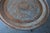 38" Hollywood Regency 1950s Moroccan Hand-Hammered Copper Tray Top Coffee Table With Wrought Iron Base For Sale In Las Vegas - Image 6 of 18