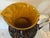 Tan Vintage Handcrafted Art Heavy Glass Murano Style Leopard Pitcher With 4 Goblets For Sale - Image 8 of 12