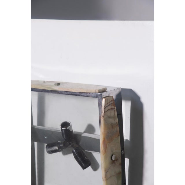 Wall sconce dimensions: Height: 28cm Width: 9cm Depth: 6.5cm This piece is attributed to the mentioned designer/maker. It...