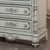 19th Century French Louis XVI Painted Chiffoniere ~ Commode With Carrara Marble For Sale - Image 10 of 17