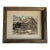 1980s Original Framed Watercolor of an Old Stone Mill House For Sale