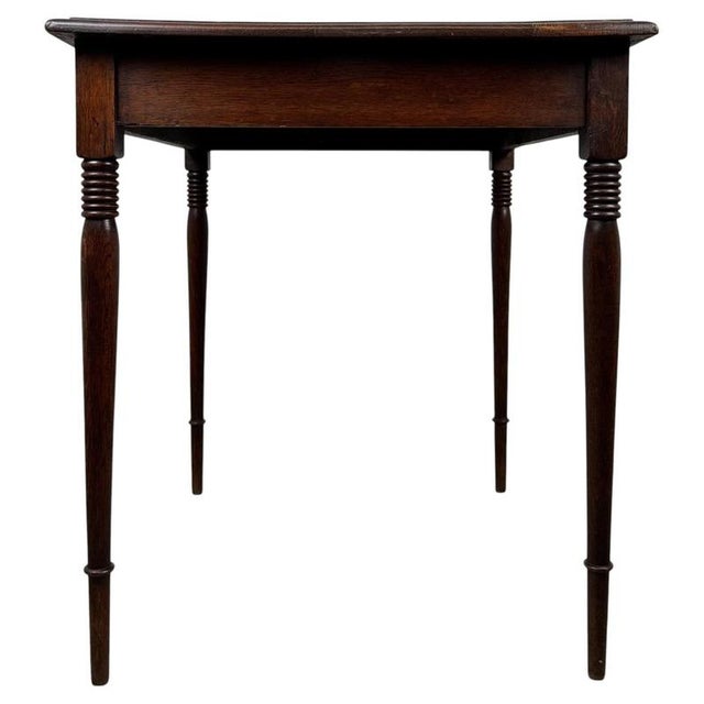 Antique Edwardian Oak Side Table, 1890s For Sale - Image 10 of 10