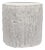 Trunk Side Table, White Fiber Cement For Sale