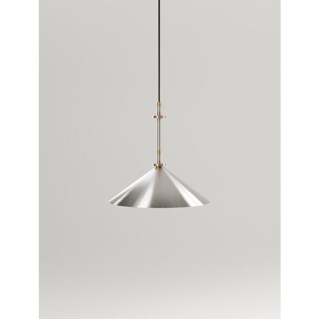 Louisa I Pendant Lamp in Brass and Aluminium by Marine Breynaert For Sale - Image 6 of 7