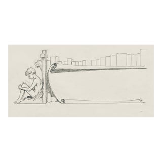 1920s George Tobin Library Illustration For Sale