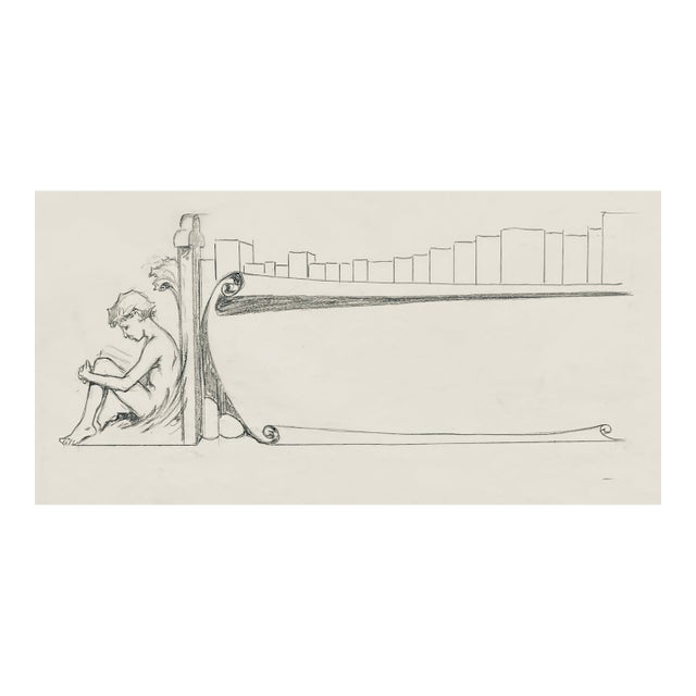 1920s George Tobin Library Illustration For Sale
