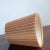 Mid 20th Century 1960s Blended Stripe Knife Pleated Lamp Shade For Sale - Image 5 of 12