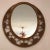Mid-Century Modern Rattan Mirror, 1950s For Sale - Image 3 of 11