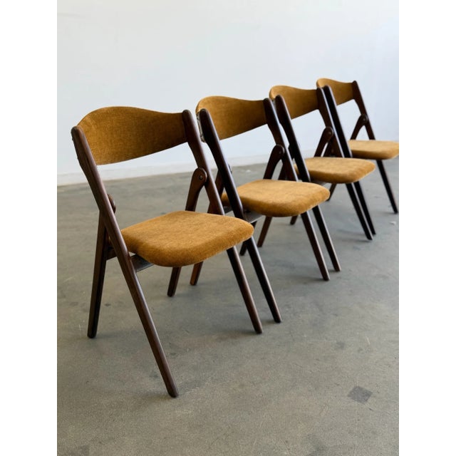 1970s Vintage Folding Chairs - Set of Four For Sale - Image 5 of 18